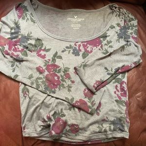 Long sleeve crop top